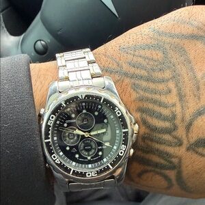 Citizen Men’s  Navitach Worldtime Stainless Steel Watch